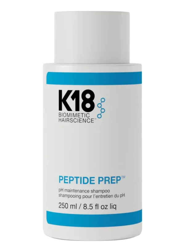 K18 Peptide Prep pH maintenance shampoo bottle