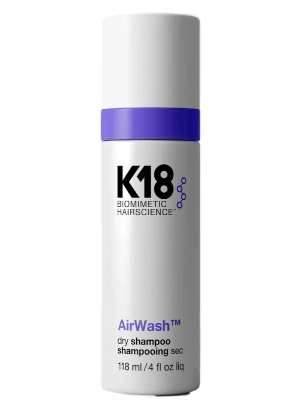 K18 AirWash dry shampoo bottle 118ml